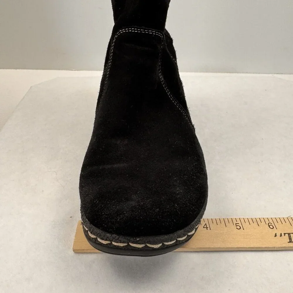 Bare Traps Womens Black Esha Leather Upper Faux Fur Mid Calf Boots Size 9M - Picture 13 of 15